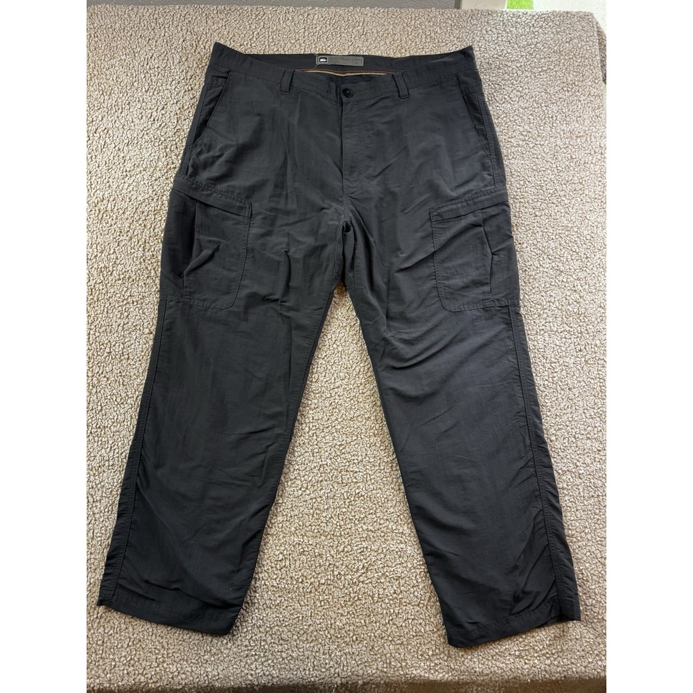 REI Co-op Sahara Zip Pocket Cargo Pants Men's 40x30 Relaxed Outdoor Hiking Fish